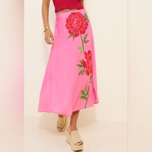Farm Rio  Midi Skirt